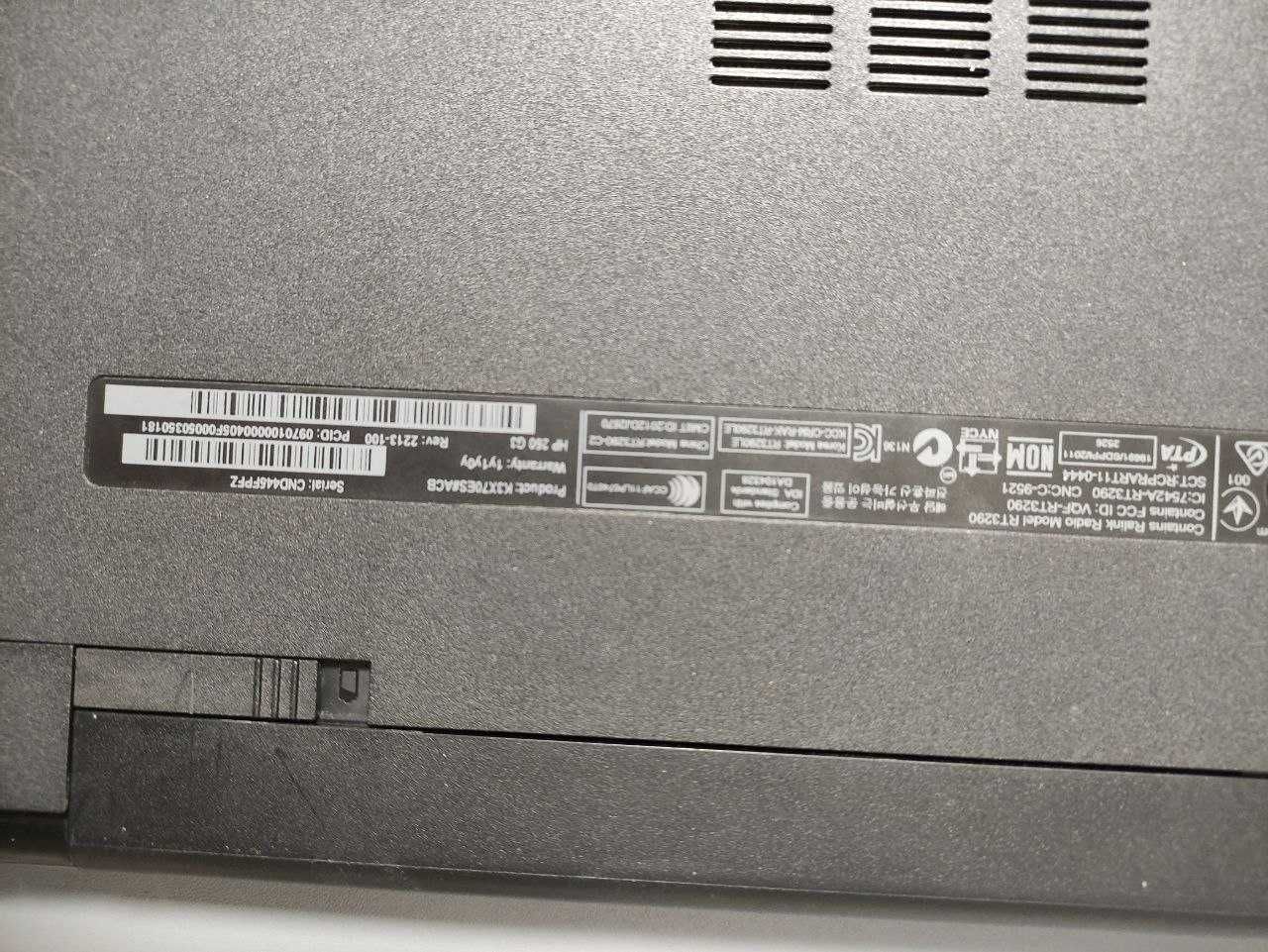 Б/у ноутбук HP250 на запчастини або під ремонт