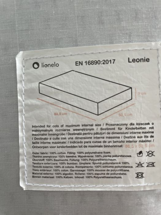 Lionello łóżeczko dostawne + materac Chicco + przescieradlo