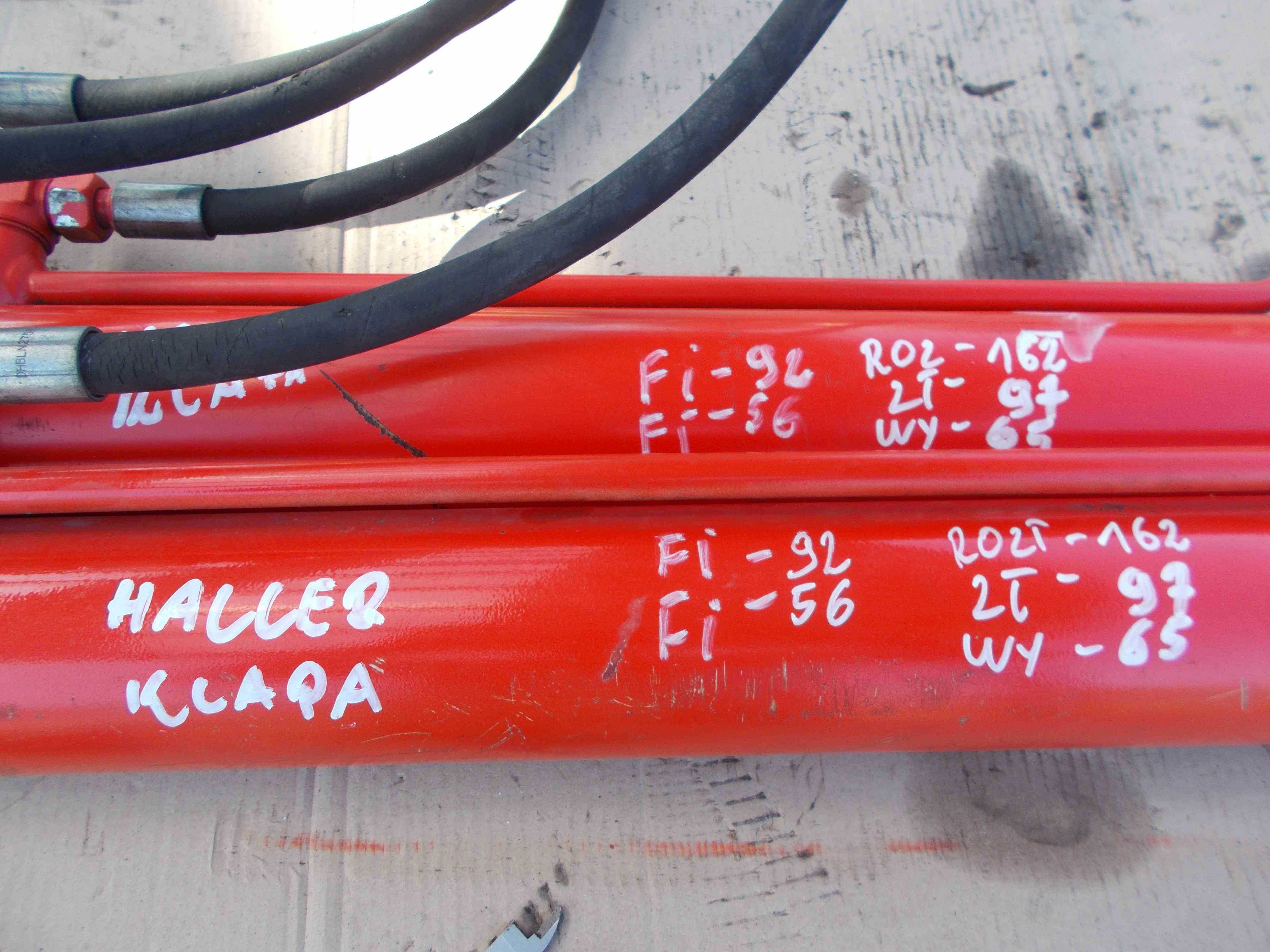 Siłownik hydrauliczny dwustronnego działania 162cm rozłożony