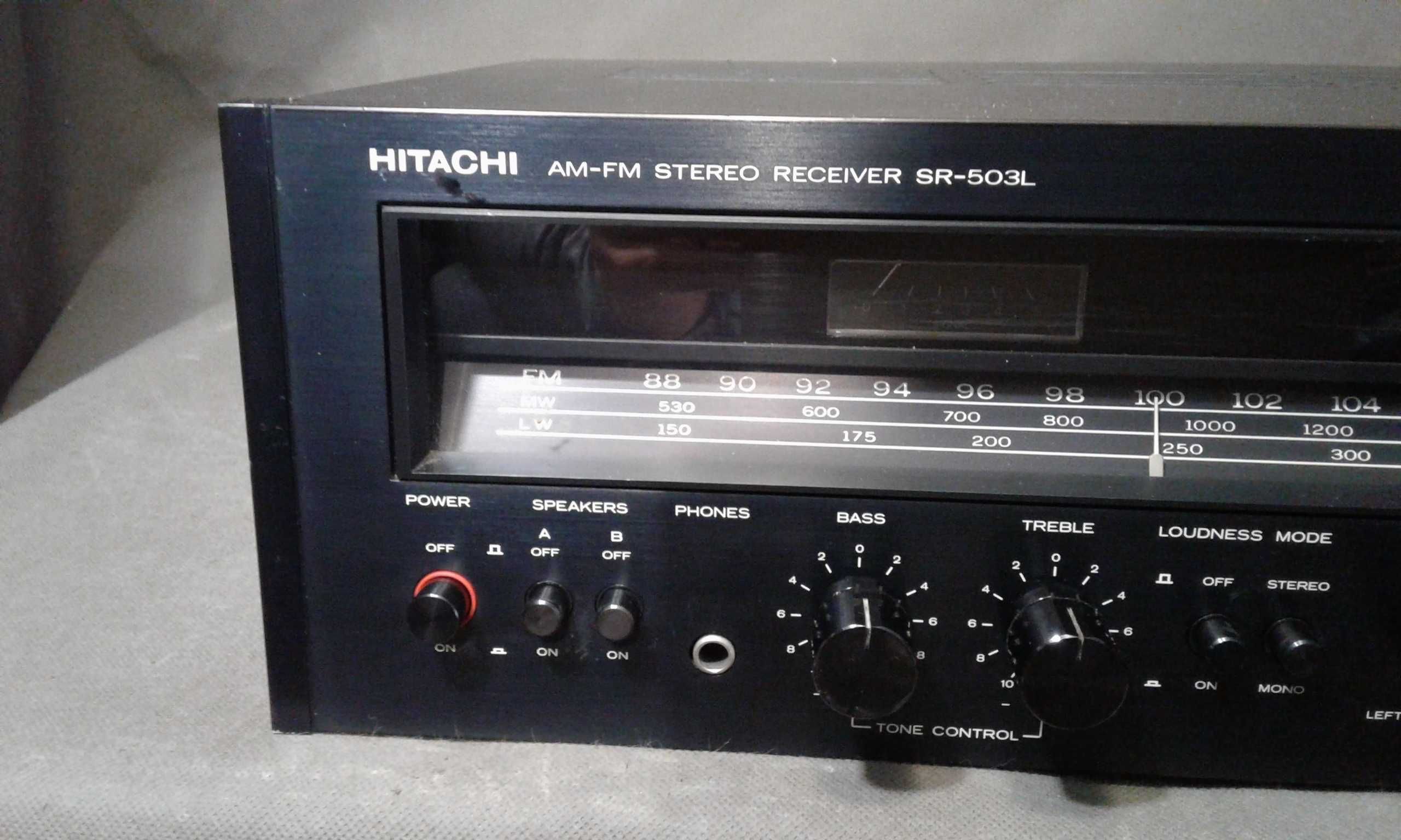 HITACHI SR 503L,amplituner stereo vintage