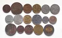 Набор монет Италии (чентезимо, лиры), Italiana, 17 шт