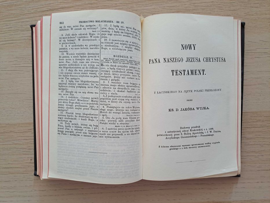 1968 rok. Biblia Święta Jakóba Wujka