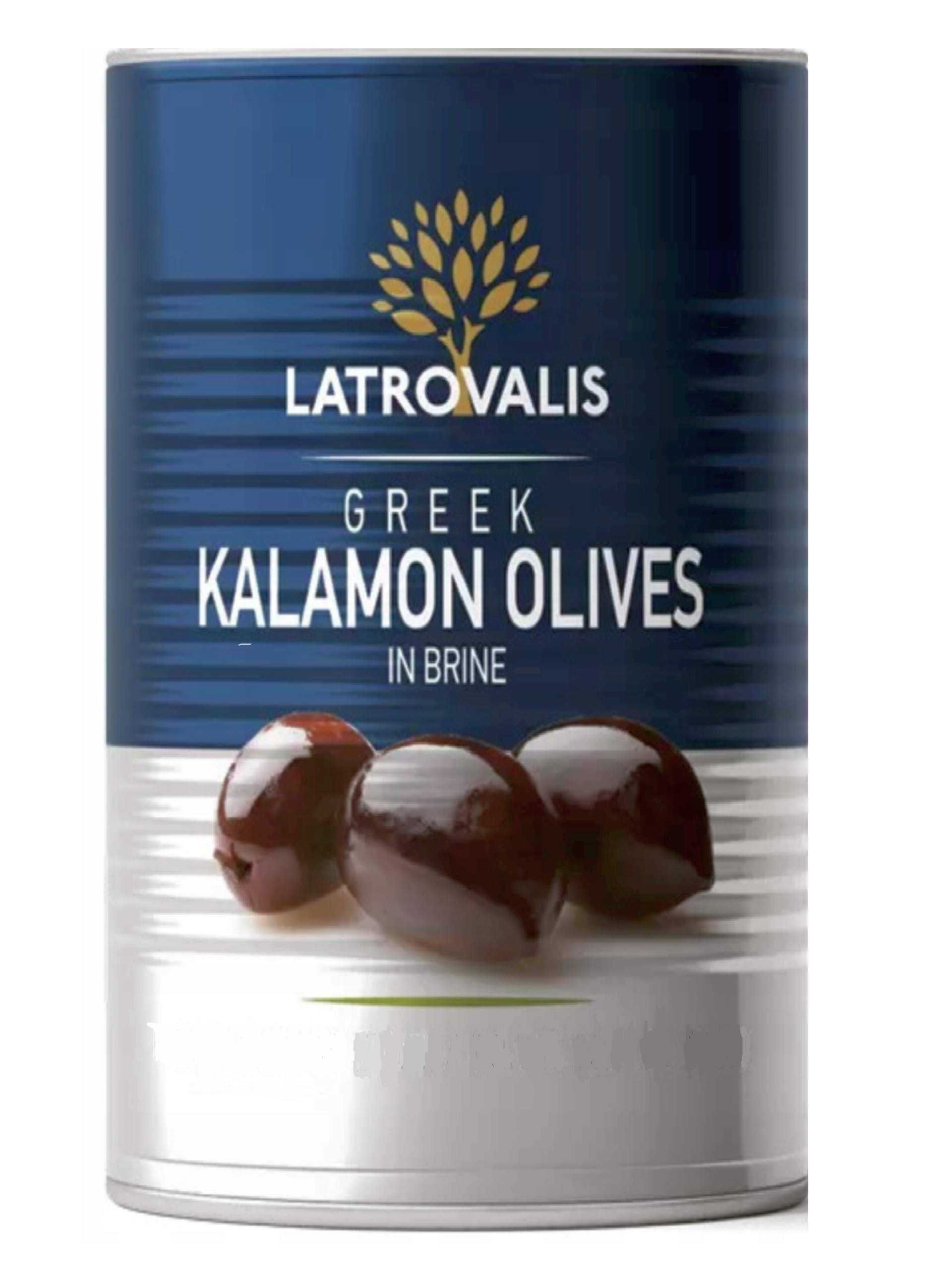 Czarne Oliwki w zalewie Latrovalis oliwki Kalamata 4,4 kg