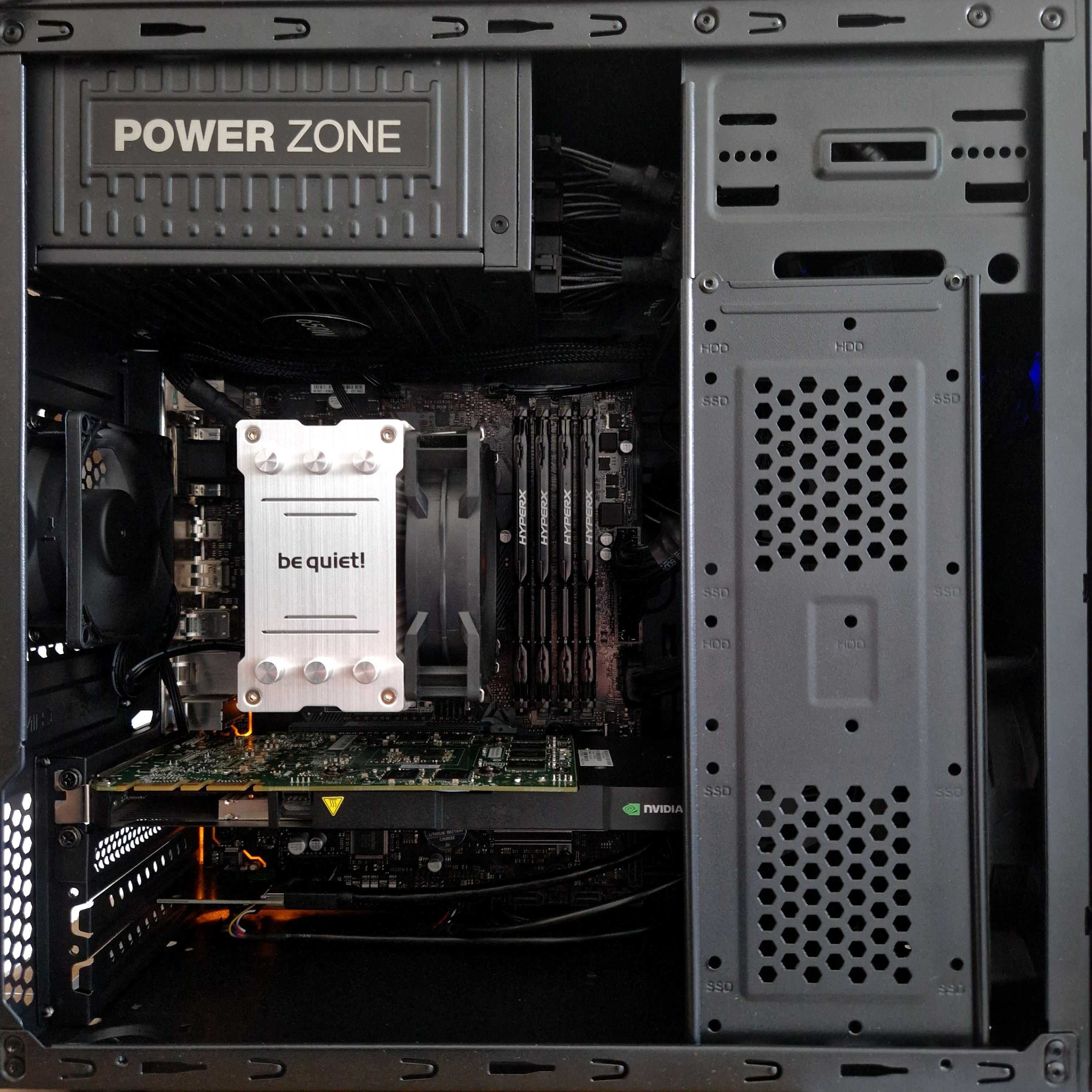 Intel 9400f BeQuiet 650W HyperX Fury 16GB Nvidia K4200 SSD 500GB Wi-Fi