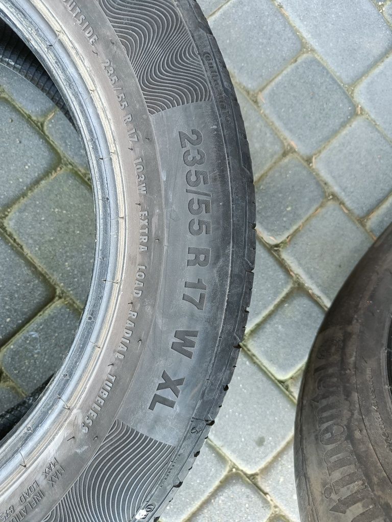 2*Opony Continental 235/55/17 5,5mm