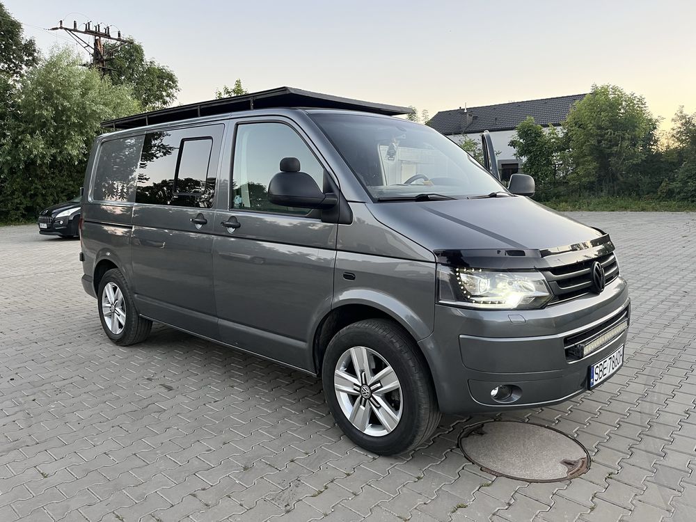 VW Volkswagen T5.1 Transporter 2011 2.0 BiTDI wysokie wypos. Kamper