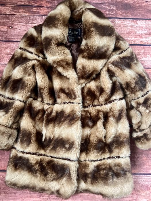 Futro L norki lis brązowe piekne cieplutkie