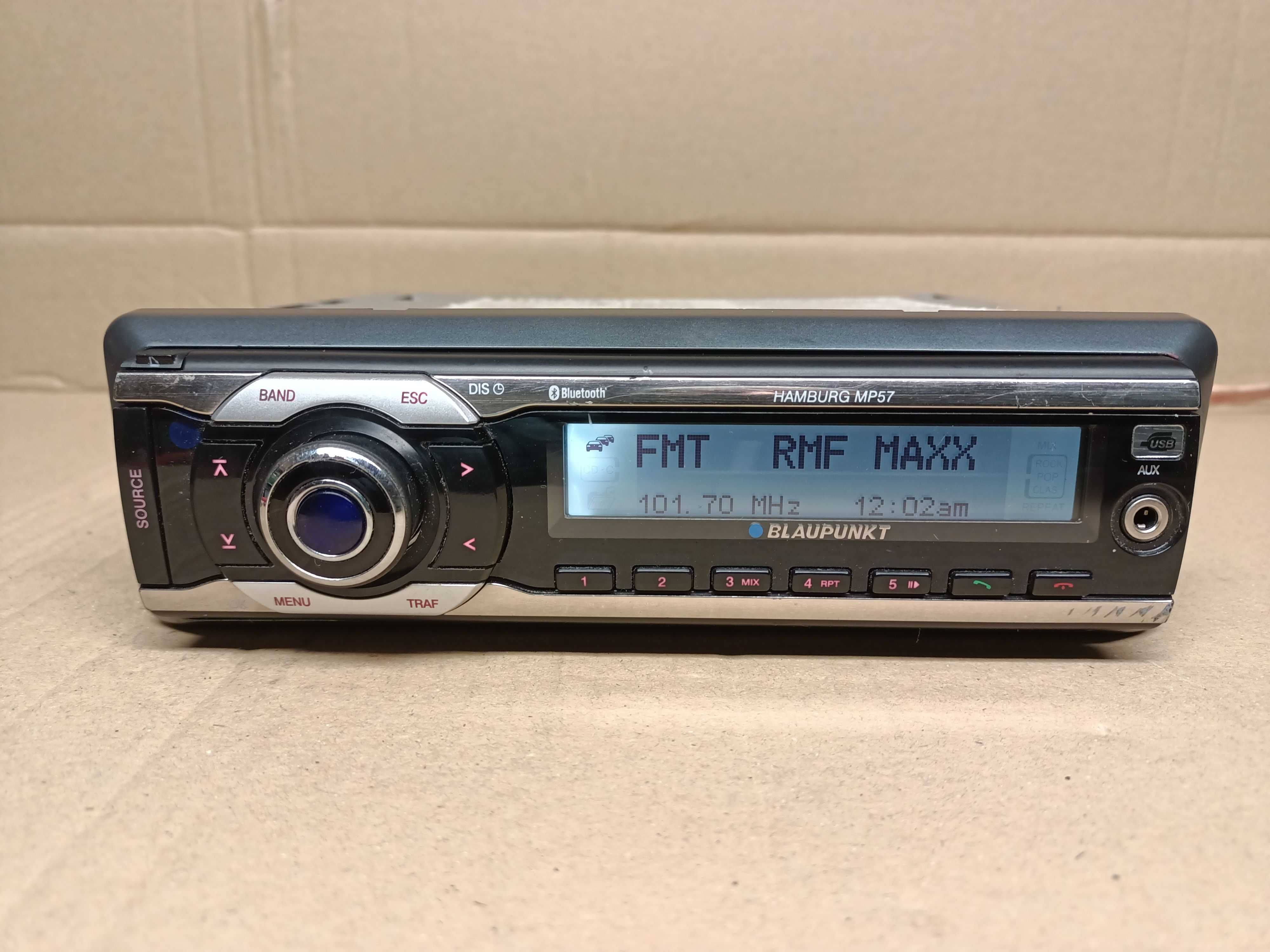radio blaupunkt hamburg mp57 cd mpe aux usb bluetooth