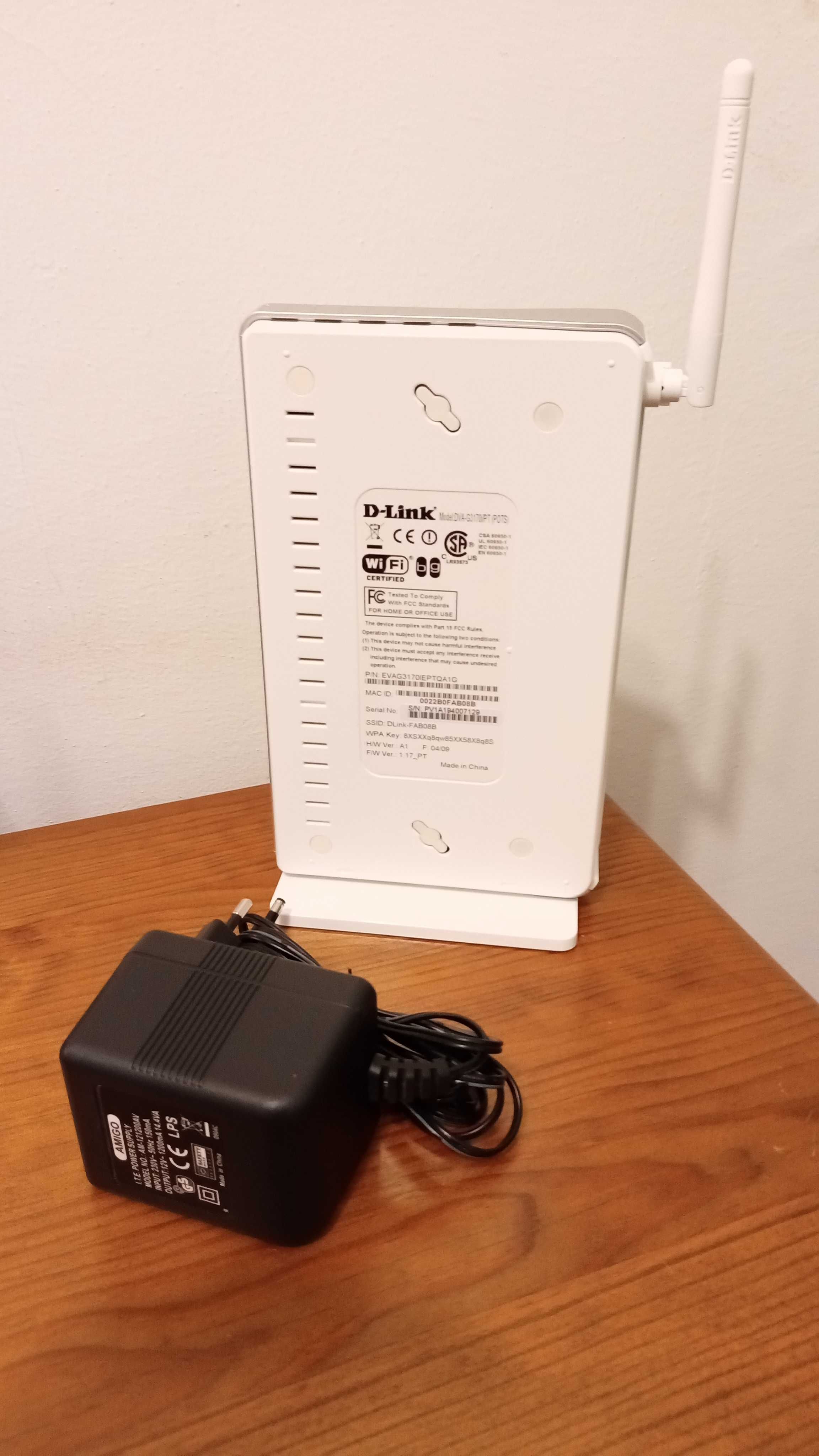 Modem Router ADSL D-Link DVA-G3170iPT