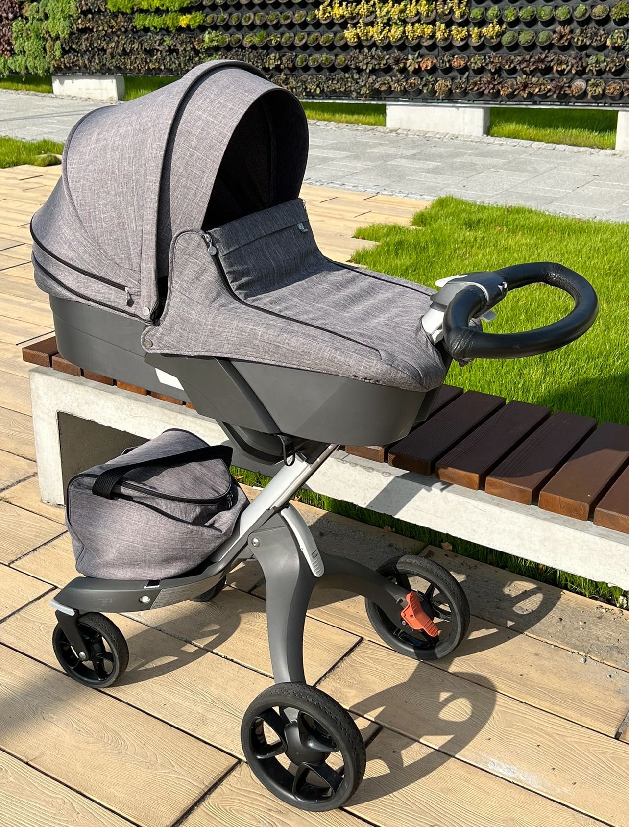 Wózek Stokke Xplory V5 Black Edition Black Melange 3w1