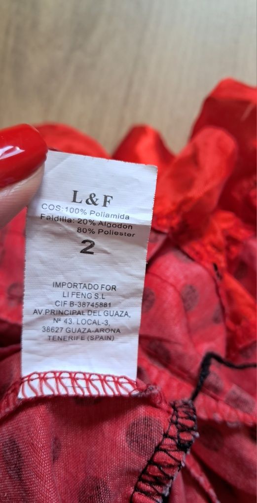 Flamenco hiszpanka 92, 18-24 sukienka strój przebranie