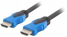Kabel Lanberg 1m HDMI-HDMI 2.0 Gold 4K ARC miedź