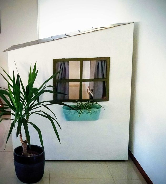 Casa de madeira com cozinha - brincar 1.20m*1.20m