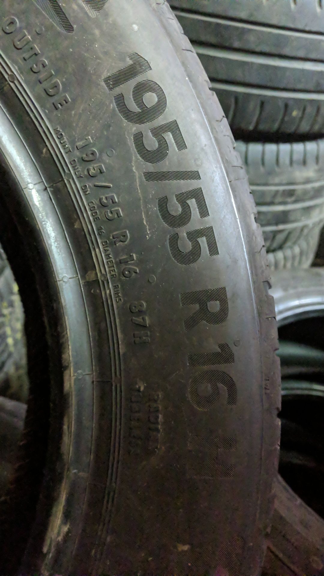 195/55R16 Continental  7mm