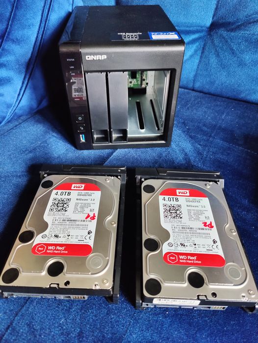 Qnap ts-431x serwer sieciowy nas używany prywatnie do filmów muzyki