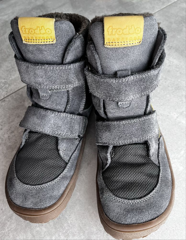 Buty zimowe Froddo barefoot ocieplane wełna merino dla chłopca r 32