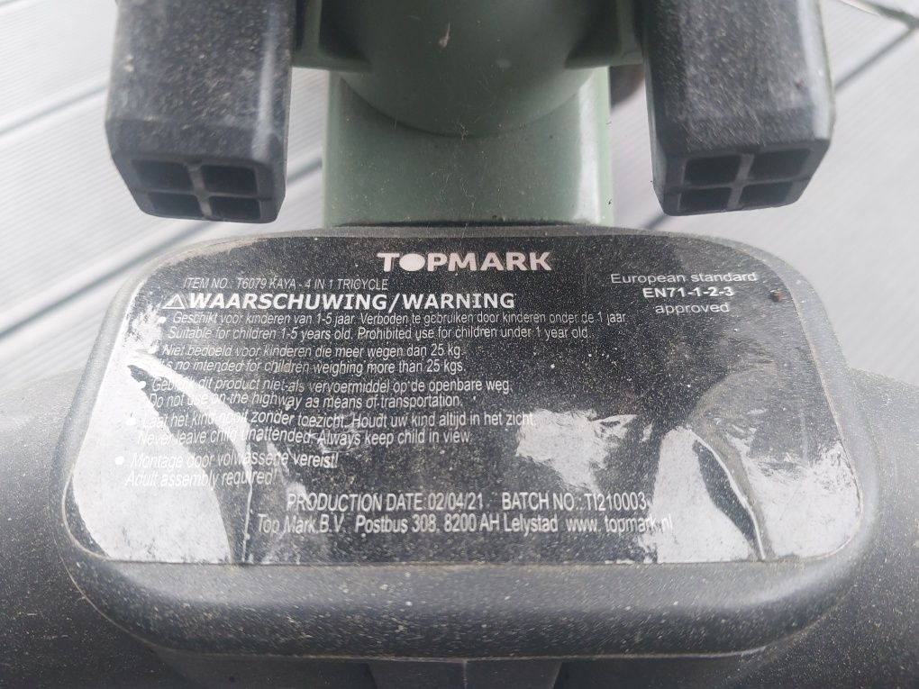 Rowerek biegowy tompark 3in1