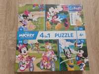 B. NOWE Puzzle 4w1 TREFL Myszka Minnie