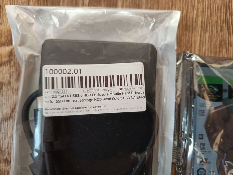 Внешний жёсткий диск Hdd 2.5 Seagate Barracuda 1Tb