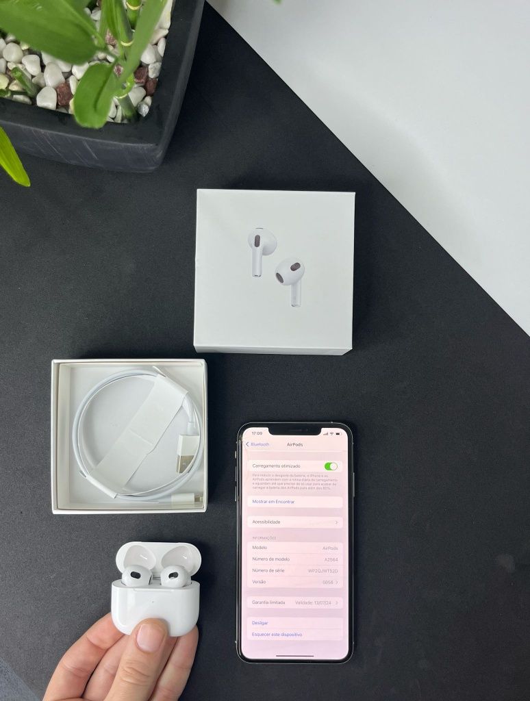 Airpods 3 Geração c/caixa magsafe