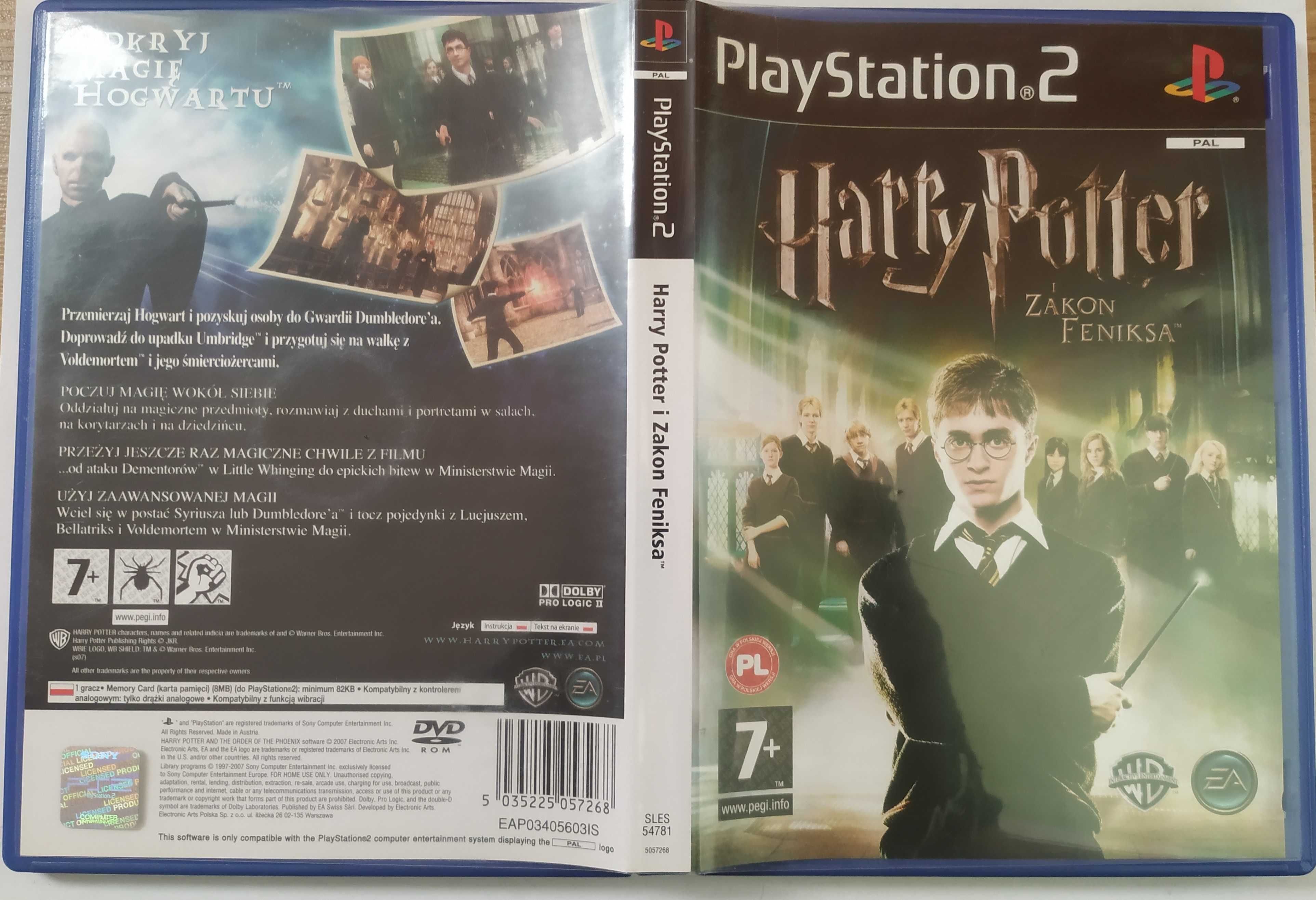 Harry Potter i Zakon Feniksa PS2 / 3xPL / +Gratis - Gran Turismo 4 PS2