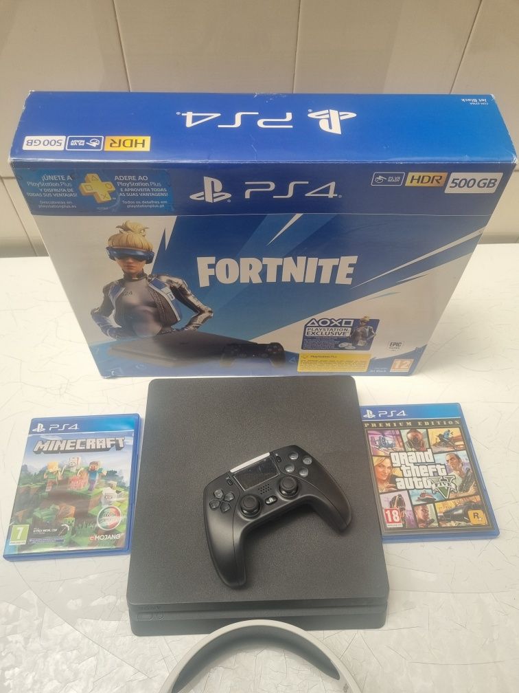 Ps4 slim  - Ler anúncio