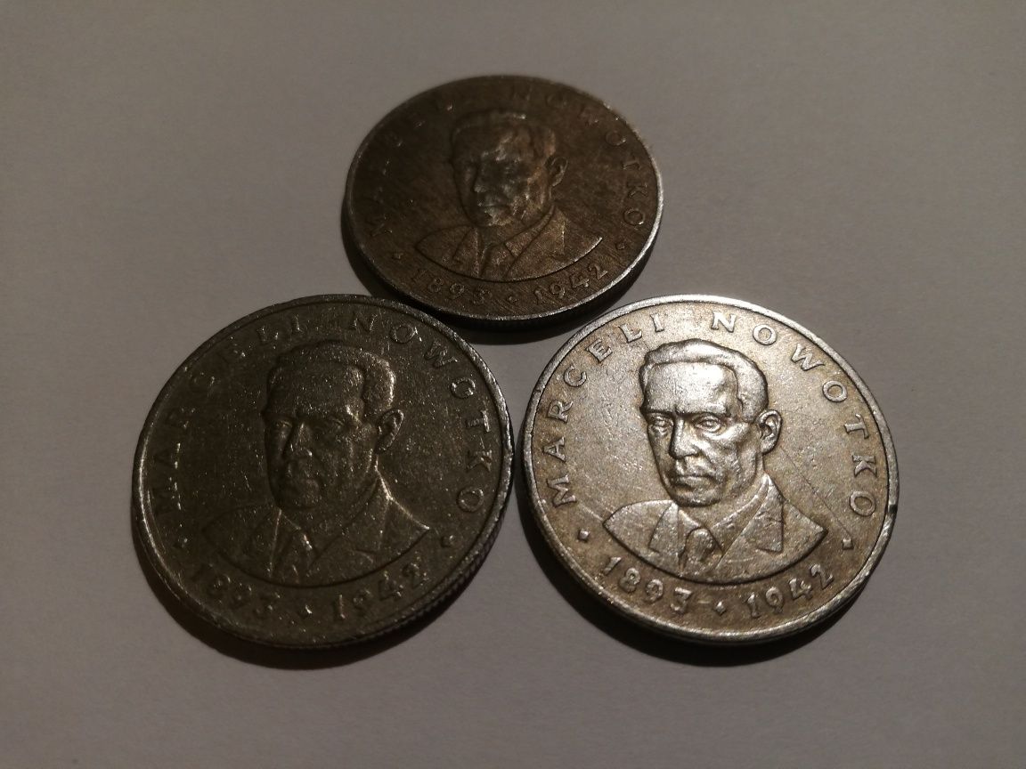 3 monety 20zł 1976r