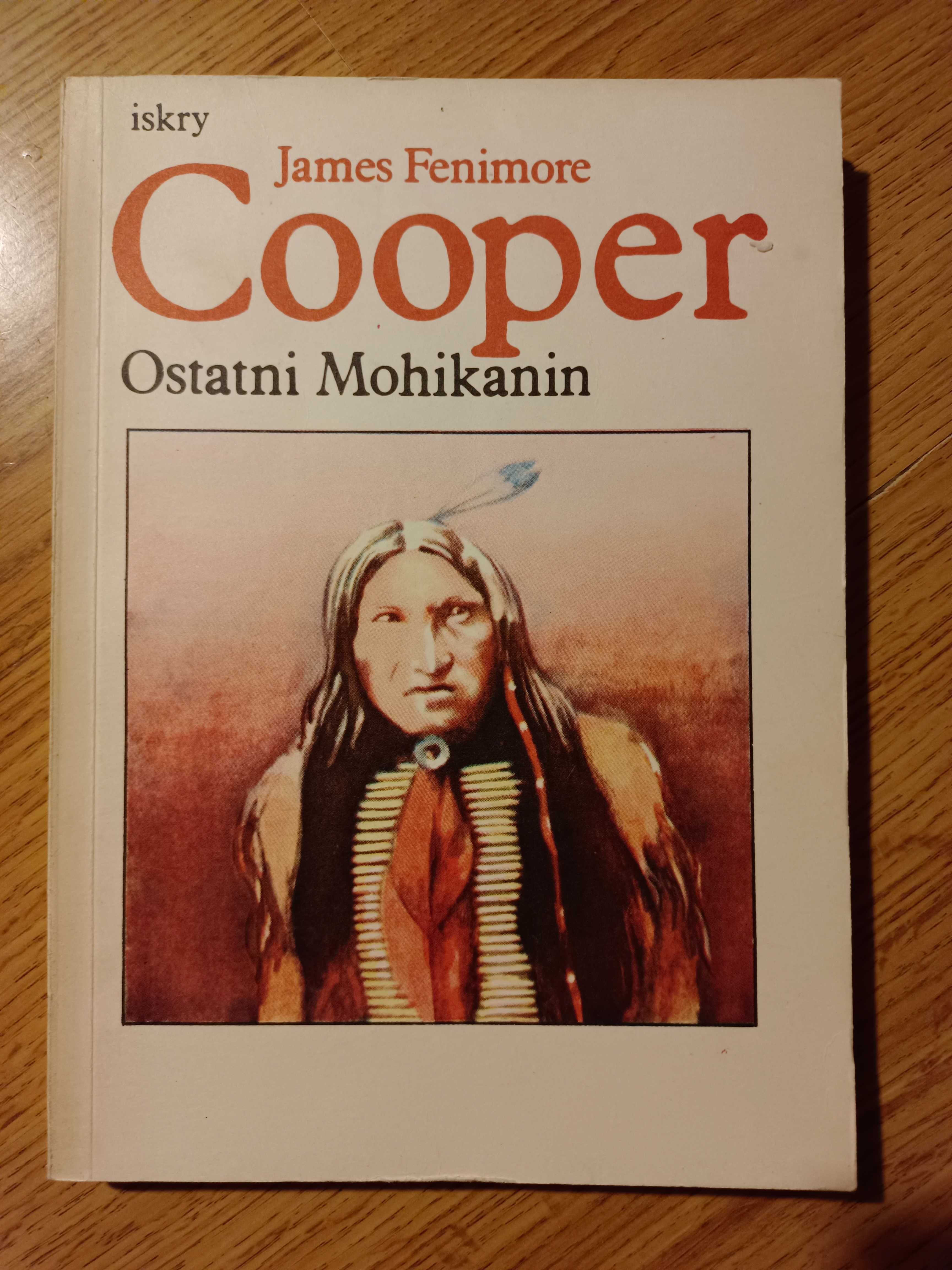 James Fenimore Cooper - Ostatni Mohikanin, Iskry 1988, stan bdb