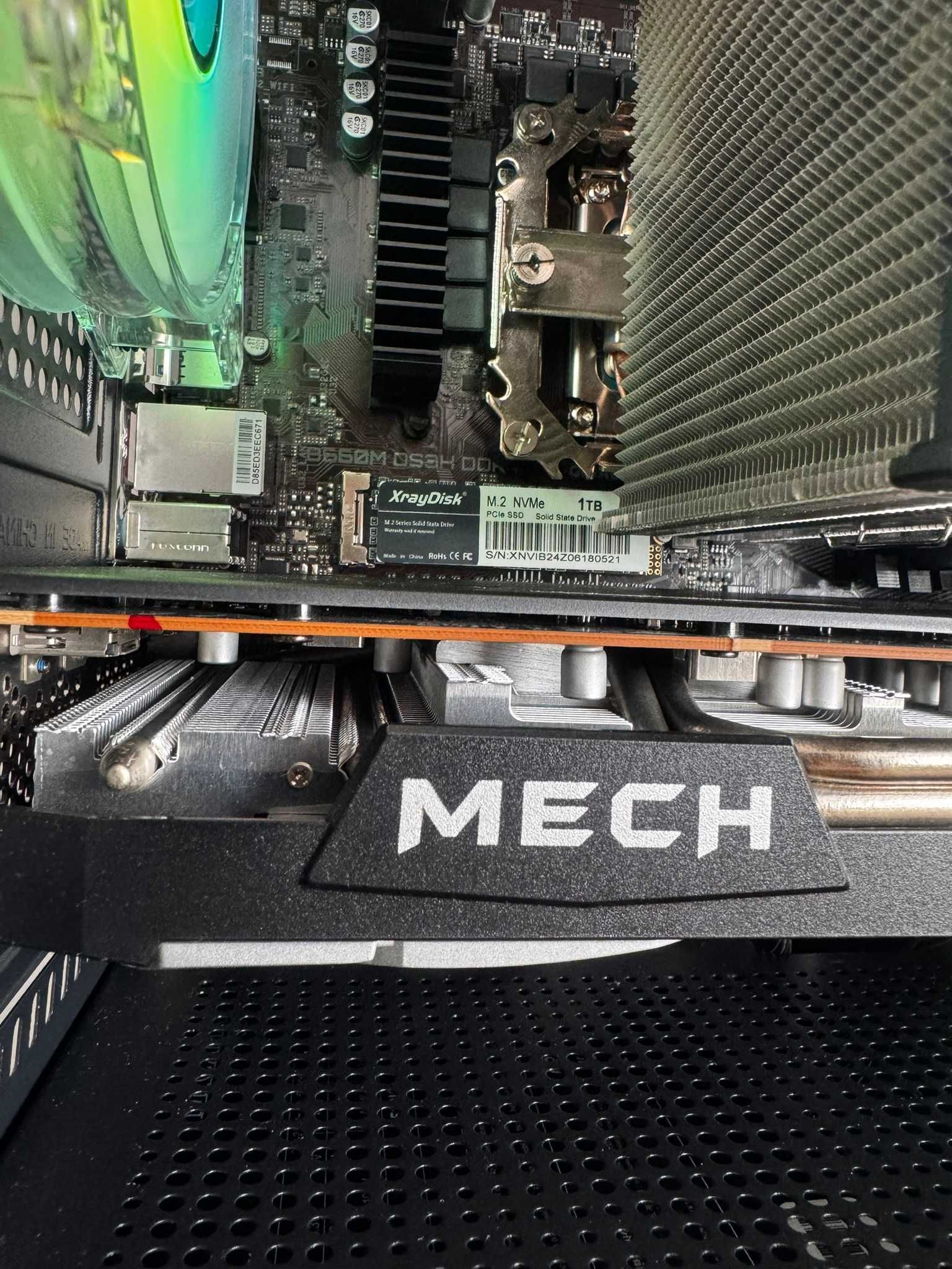 Solidny Komputer Gamingowy i5-12400F + RX 6600 + 16GB DDR4 + 1TB SSD