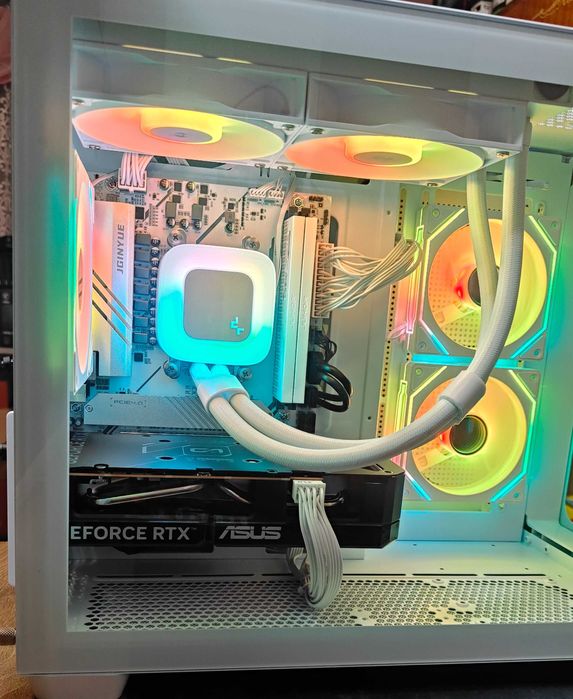 R5 7500F RTX5060 ОЗУ 32G Новий Ігровий Комп'ютер Системний блок ARGB