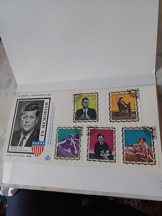 Znaczki Johnp.F. Kennedy