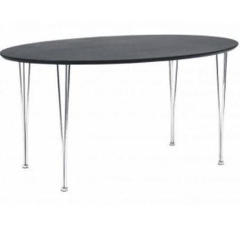 Stół czarny Duka 160 cm x 100 cm , wysokość 70