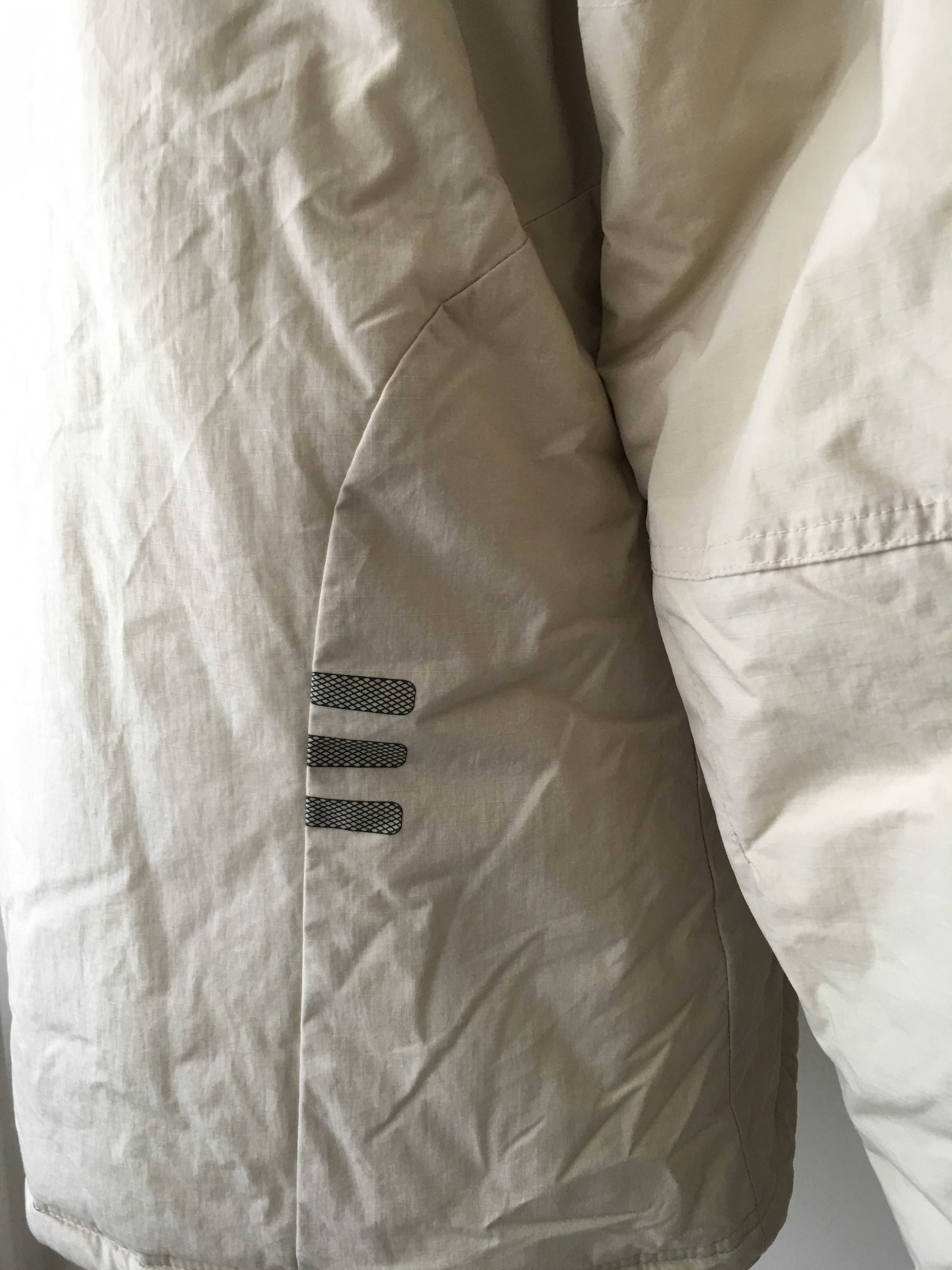 Beżowa kurtka zimowa adidas