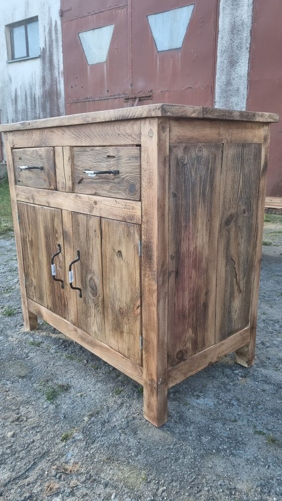 Komoda pod umywalkę stare drewno