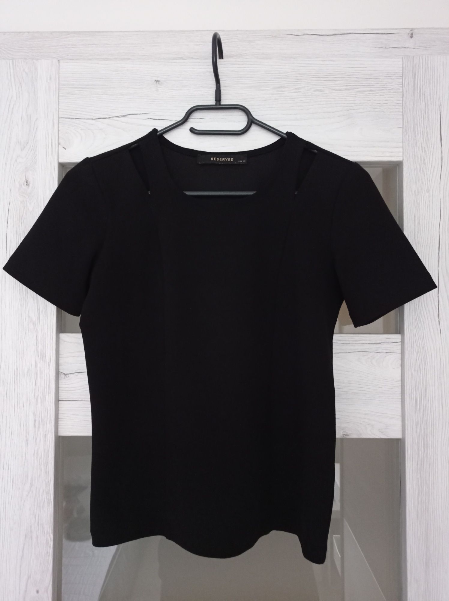 Czarna bluzka Reserved, rozmiar XS