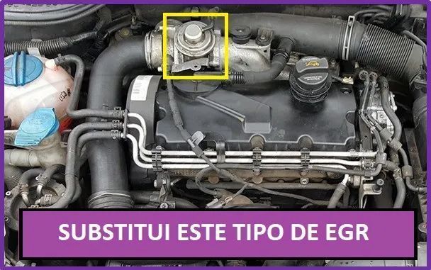 SUPRESSOR EGR VW AUDI SEAT SKODA 1.2 1.4 1.9 2.0 TDI - CINZENTO