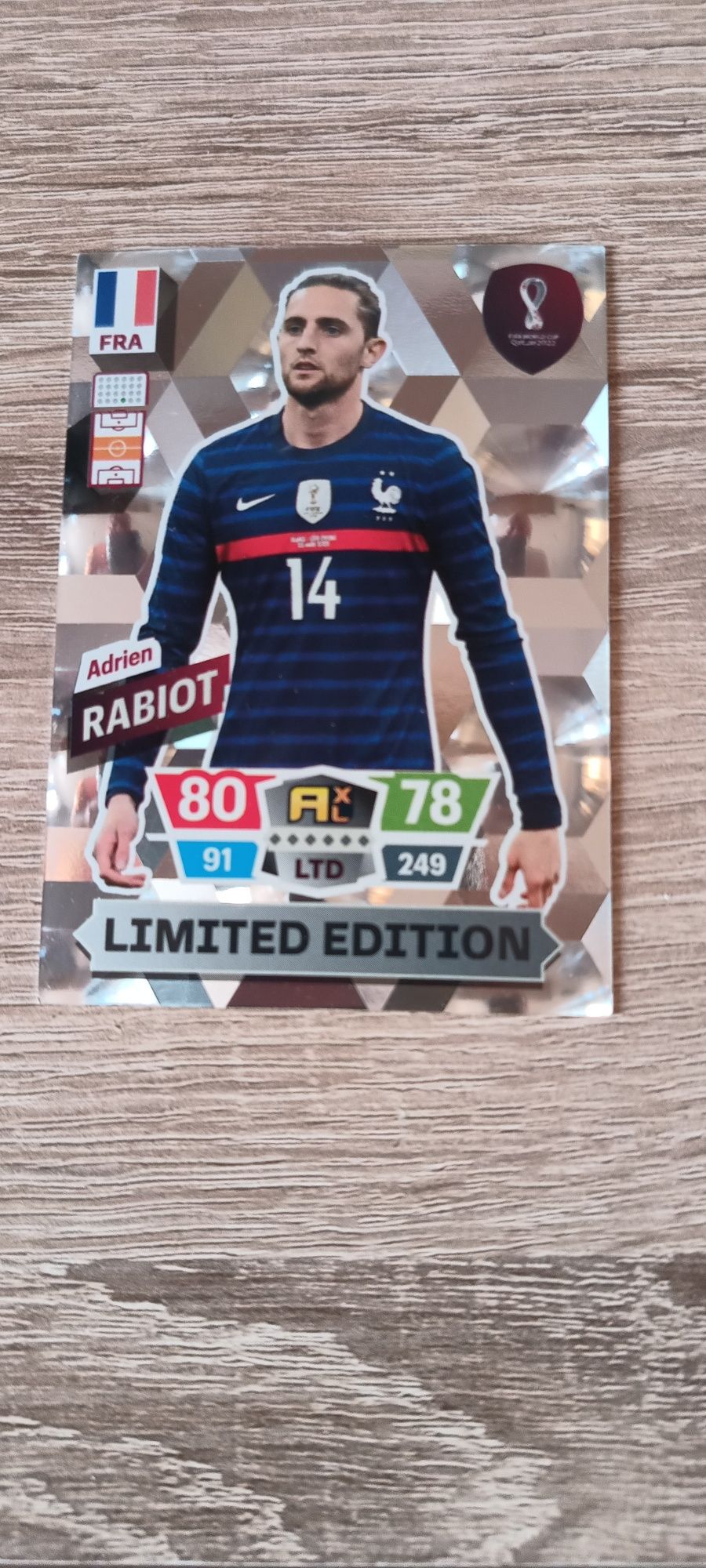 Qatar 2022 limited edition Adrien Rabiot