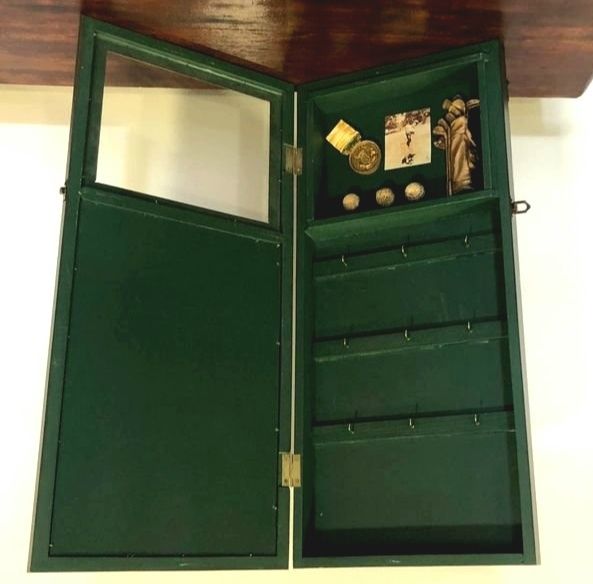 Movel Vitrine Espelho Chaveiro Ann Casey 1957 Golfe Vintage