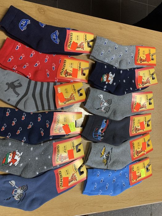 Cieple skarpetki dzieciece 26-28