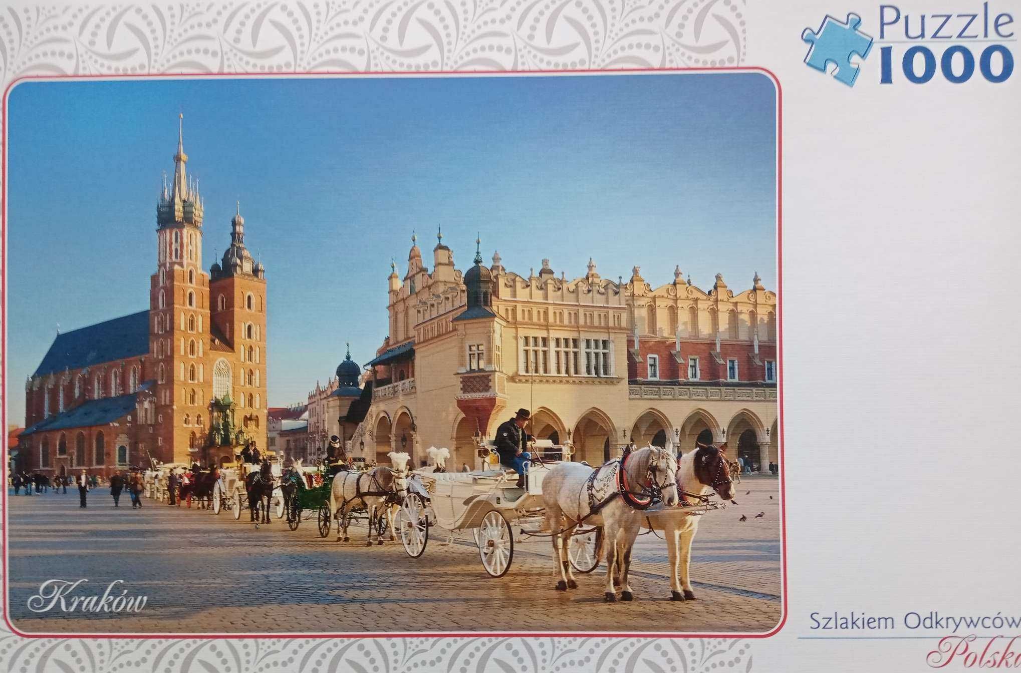 puzzle, 1000, Kraków (Rynek) - kompletne