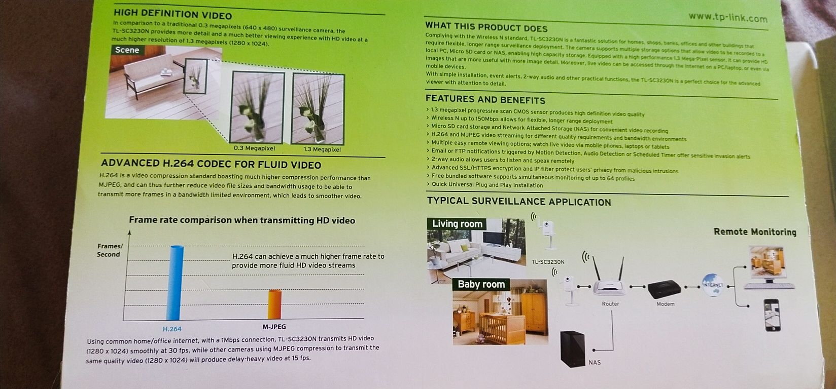 IP-камера TP-Link TL-SC3230N нова