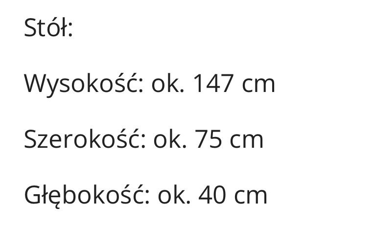 Toaletka kosmetyczna z lustrem i taboretem