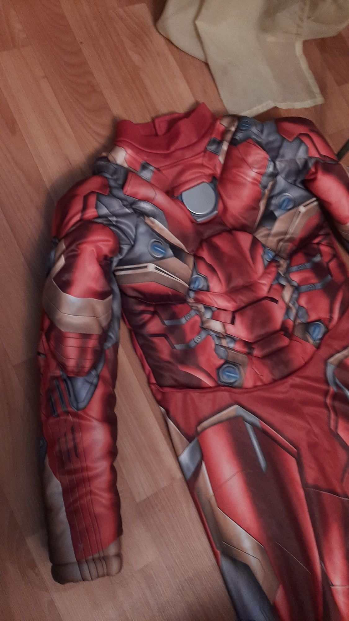 Карнавальный костюм Железный Человек, Iron Man с мускулами от 8-12 лет