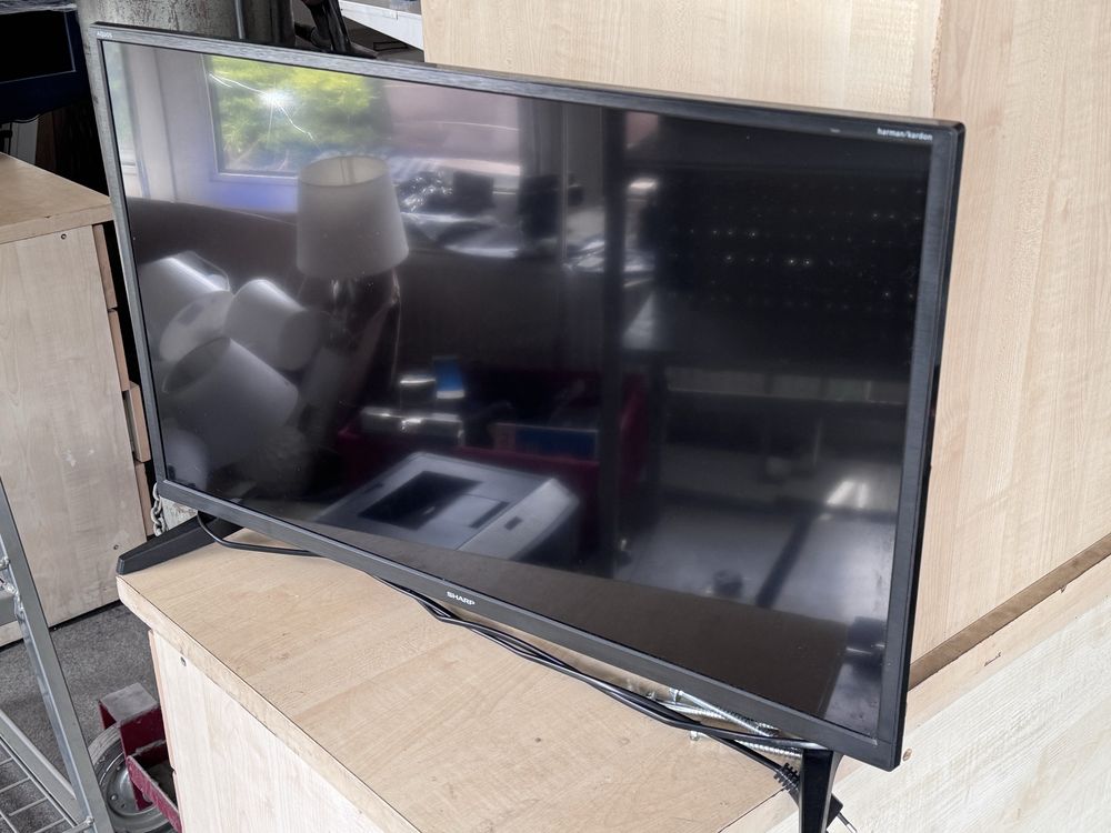 Telewizor TV SHARP 32C B4E harmon cardon AQOS z Pilotem super stan