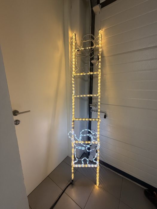 Escada em led de natal