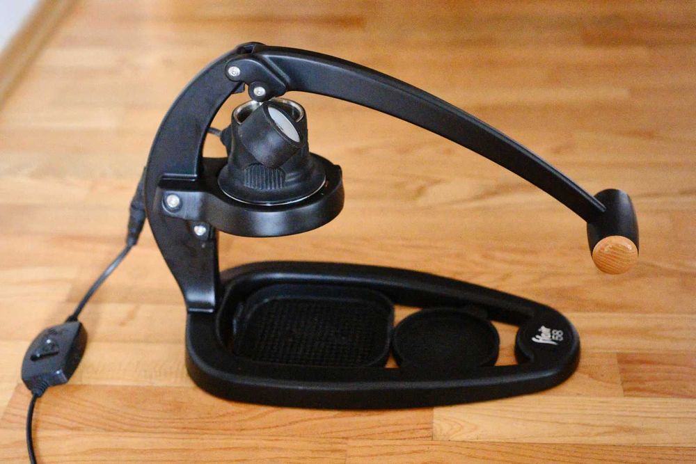 Ekspres do kawy ręczny Flair Espresso 58 – dźwigniowy, czarny, Wawa