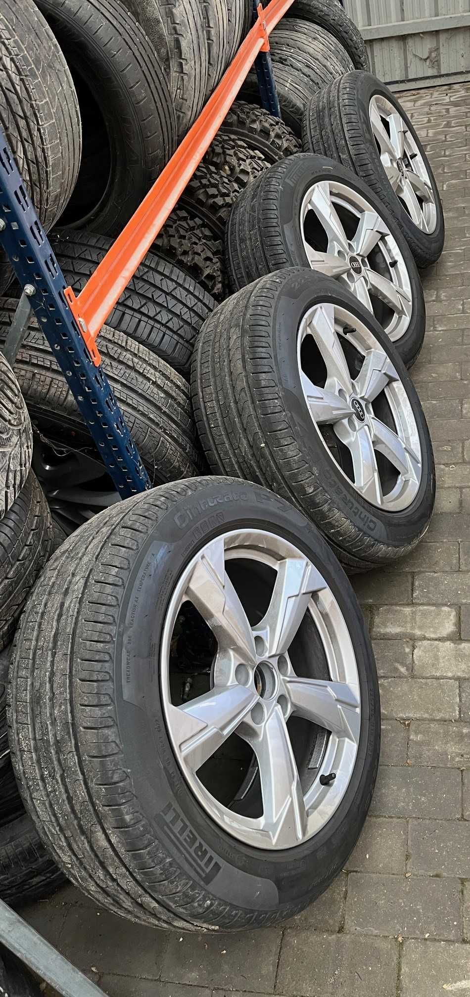 Koła AUDI opony  225/55/18 Pirelli lato idealne