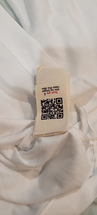 Męskia biała bluzka