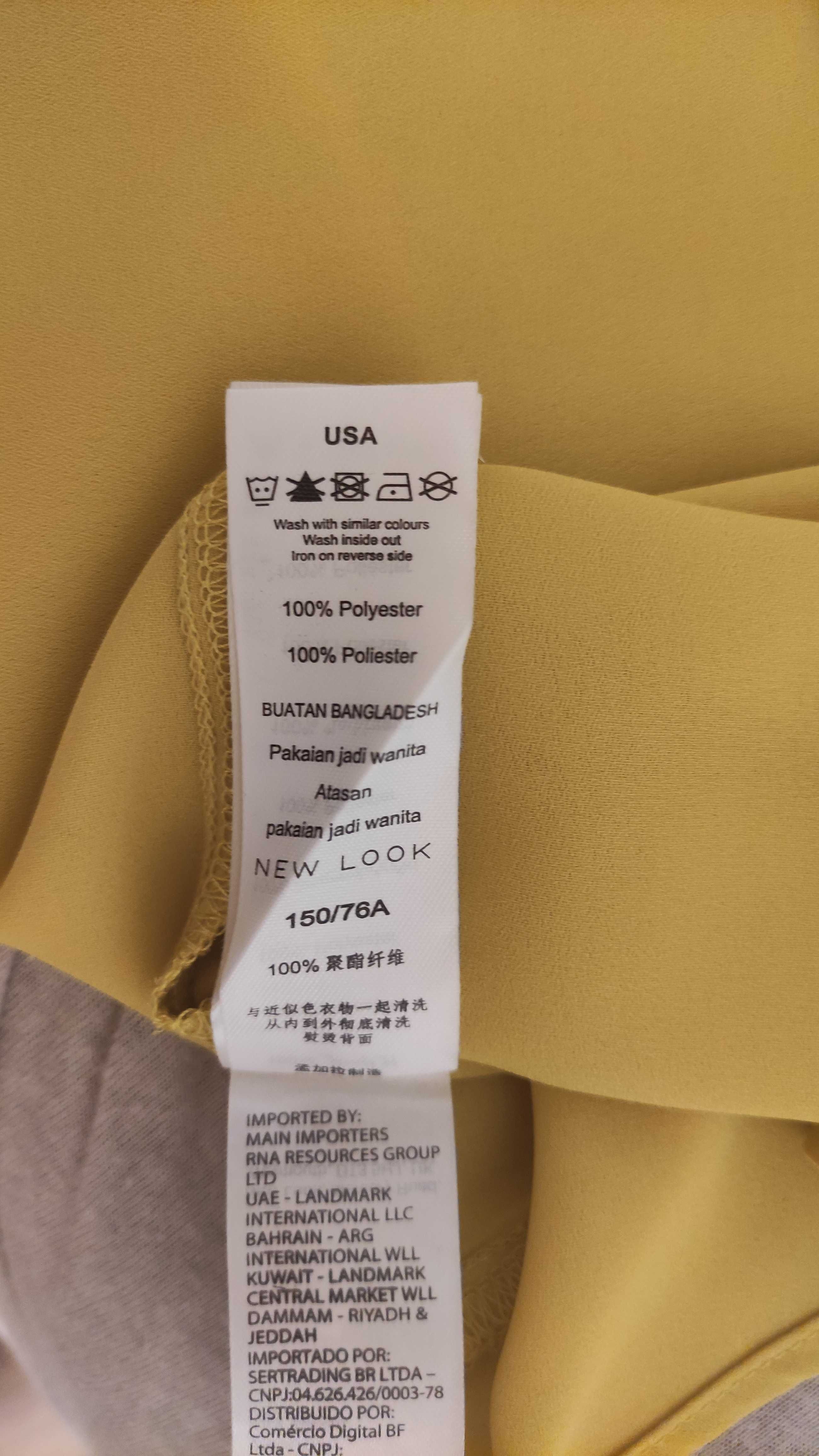 Koszulka asymetryczna na ramiączkach New Look r. 32 Petite