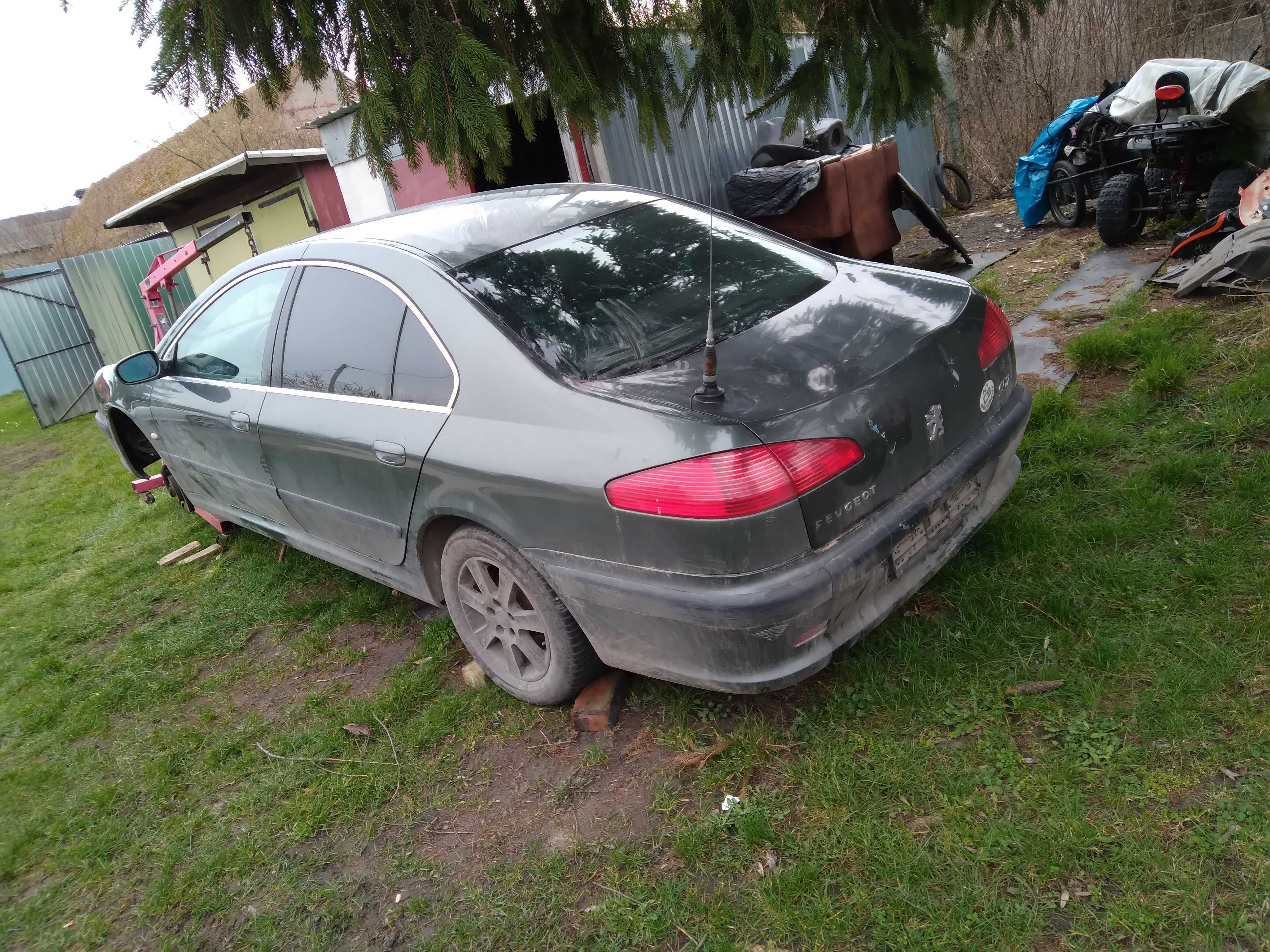 PEUGEOT 607 2.2 HDI skrzynia biegów sanki maska reflektor na części